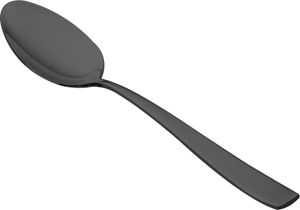CJ 12 COLHERES DE AÇO INOX P/MESA PVD BLACK PISA