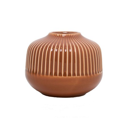 VASO DECORATIVO PORCELANA TERRACOTA 13x10cm