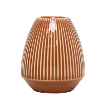 VASO DECORATIVO PORCELANA TERRACOTA 9x11cm