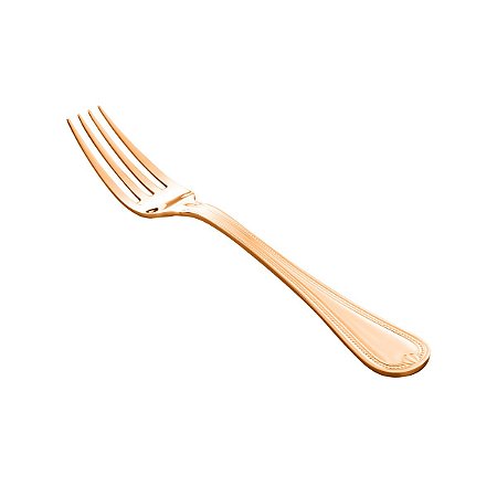 CJ 12 GARFOS DE AÇO INOX P/MESA PVD ROSE GOLD