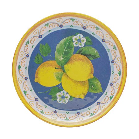 PRATO DE MELAMINA RASO LEMON 26,5X2cm