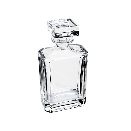 GARRAFA DE CRISTAL DE CHUMBO BLANK QUADRADA 700ml