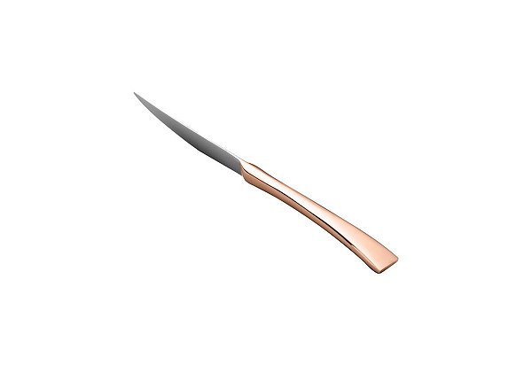 FACA DE SOBREMESA DE AÇO INOX ROSÉ GOLD BERNA