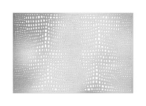 LUGAR AMERICANO DE PLÁSTICO NET PRATA 45x30cm