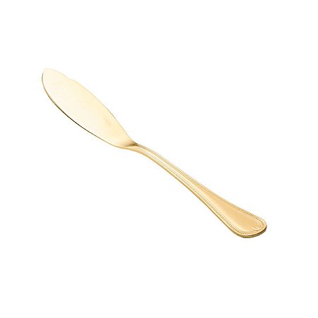 (UN) ESPÁTULA P/SERVIR PEIXE PVD DOURADO GENEVE