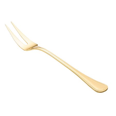 (UN) GARFO P/ASSADO PVD DOURADO GENEVE