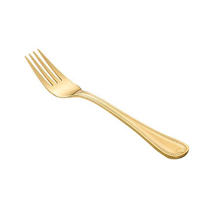 (DZ) GARFO P/PEIXE PVD DOURADO GENEVE