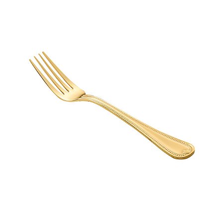 (DZ) GARFO P/SOBREMESA PVD DOURADO GENEVE