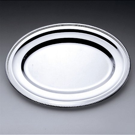 TRAVESSA DE PRATA PÉROLA 56CM
