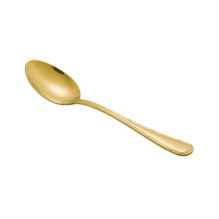 (UN) COLHER P/ARROZ PVD DOURADO CROISÉ
