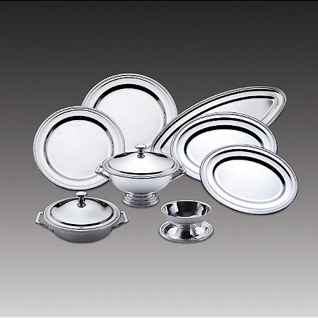 BAIXELA DE PRATA PÉROLA 8PC