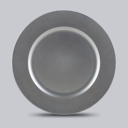 CJ 6 SOUSPLATS DE PLÁSTICO SILVER 33CM