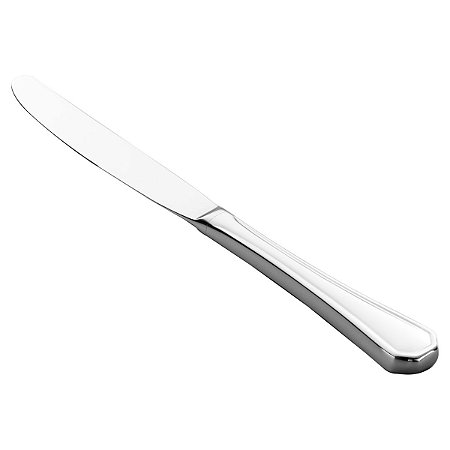 (DZ) FACA DE MESA AÇO INOX HEXAGONAL