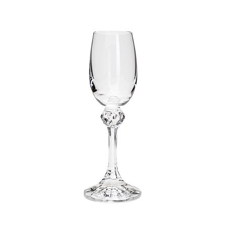CJ 6 TAÇAS P/LICOR DE CRISTAL ECOLÓGICO ELISA 65ml