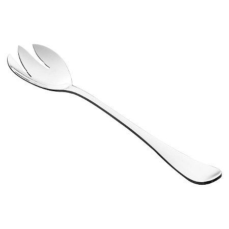(UN) GARFO P/SALADA LISA AÇO INOX LUGANO