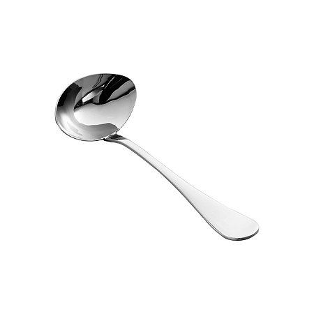 (UN) CONCHA P/MOLHO LISA AÇO INOX LUGANO