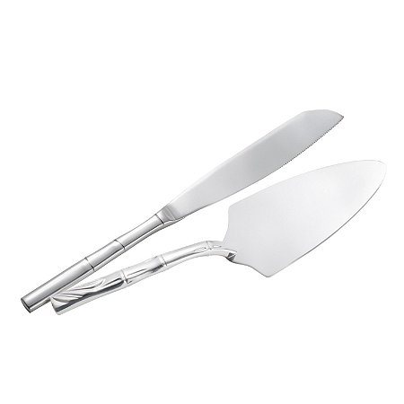 CJ FACA E PÁPARA BOLO EM AÇO INOX BAMBOO