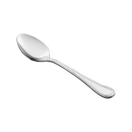 (DZ) COLHER P/CHÁ GENEVE AÇO INOX