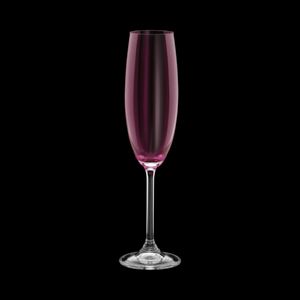 CJ 6 TAÇAS CHAMPAGNE CRISTAL ECOLÓGICO GASTRO AMETISTA 220ML