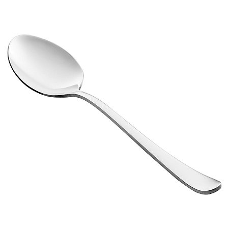 CJ 12 PC COLHER DE AÇO INOX P/SOBREMESA OXFORD MONOBLOCO