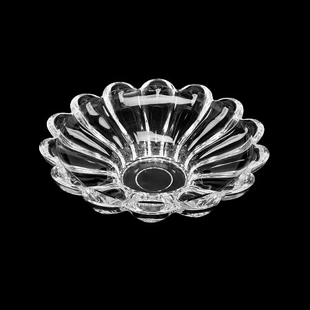 CENTRO DE MESA DE CRISTAL TULIP 32,5X9 CM