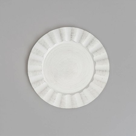 CJ. 6 SOUSPLAT BLACK AND WHITE DE PLASTICO COOK 33CM DIAM