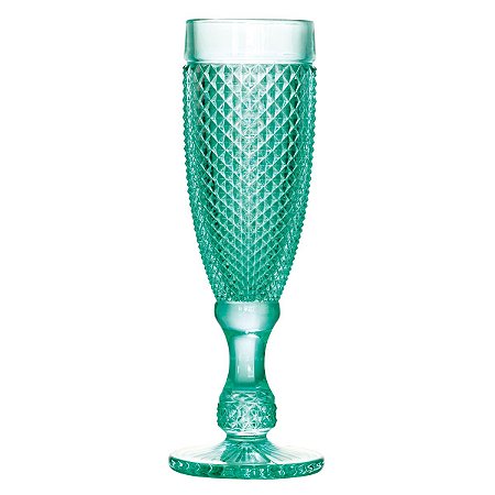 CJ 6PC TAÇA P/CHAMPAGNE DE VIDRO SODO-CÁLCICO BICO DE JACA