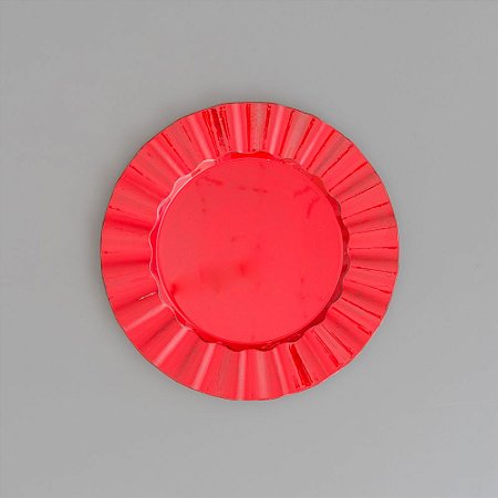 CJ. 6 SOUSPLAT RED DE PLASTICO COOK 33CM DIAM