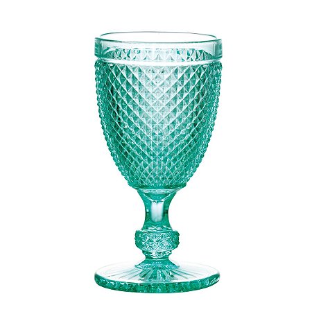 CJ 6PC TAÇA P/VINHO DE VIDRO SODO-CÁLCICO BICO DE JACA