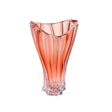 VASO DE CRISTAL PARADISE PINK 18,5x31cm