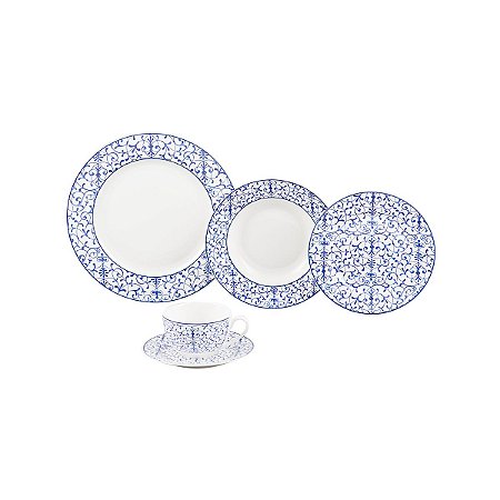 JG DE JANTAR DE PORCELANA SUPER WHITE ABSTRACT 20PC