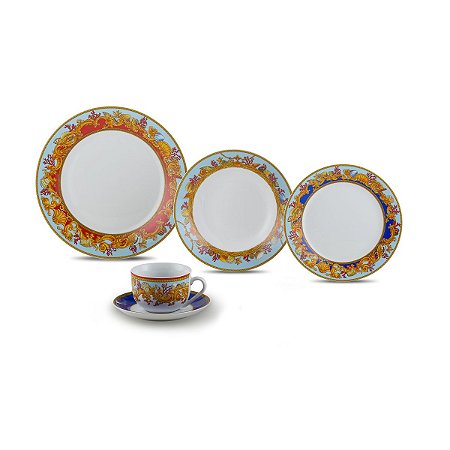 JG DE JANTAR DE PORCELANA SUPER WHITE BAEZA 20PC