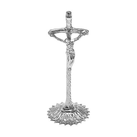 CRUCIFIXO NIQUELADO DE ZAMAC