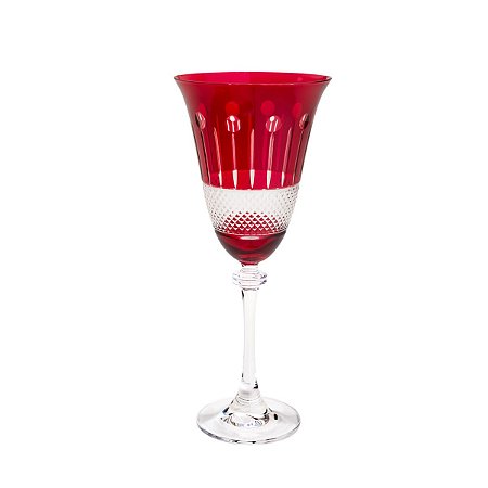 CJ 6 TAÇAS DE CRISTAL ECOLÓGICO P/VINHO ALEXANDRA/ASIO RUBI 250ml