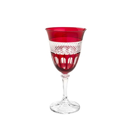 CJ 6 TAÇAS DE CRISTAL ECOLÓGICO P/VINHO TINTO KLEOPATRA/BRANTA RUBI 290ml