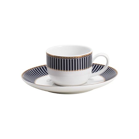 JG 6 XÍCARAS P/CAFÉ C/PIRES DE PORCELANA