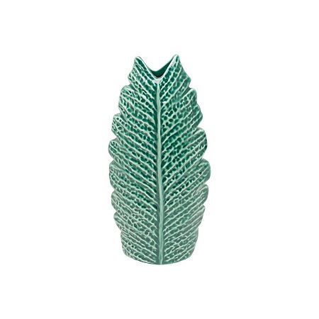 VASO DE PORCELANA PACHIRA VERDE 10X6,8X20,8cm