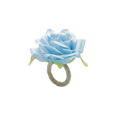 CJ 4 ANÉIS DE PLÁSTICO P/GUARDANAPO ROSA AZUL 13X4,5cm