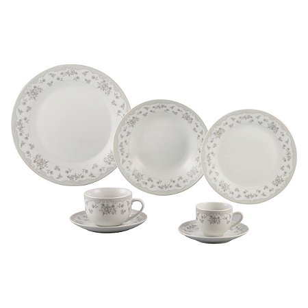 JG. JANTAR DE PORCELANA 42 PEÇAS MONTALCINO