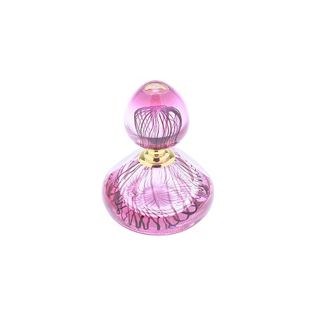 FRASCO DE VIDRO P/ PERFUME LIDO 8x8x12 cm