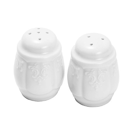 CJ. 2 SALEIRO E PIMENTEIRO DE PORCELANA LIMOGES DIDON