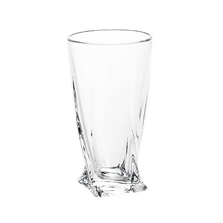 CJ 6 COPOS HIGHBALL DE CRISTAL ECOLÓGICO QUADRO 350ML