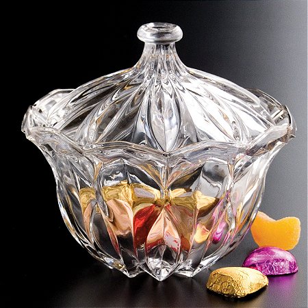 FRUTEIRA DE CRISTAL LOUISE 24,5X14CM