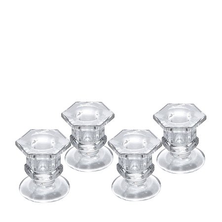 JG 4 PORTA VELAS CLAIRE