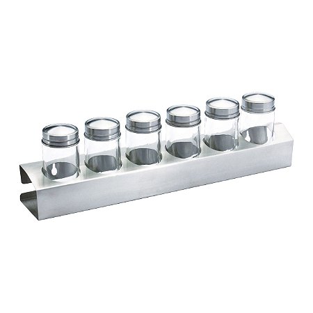 JG. PORTA CONDIMENTOS P/ 6 POTES DE 80ML