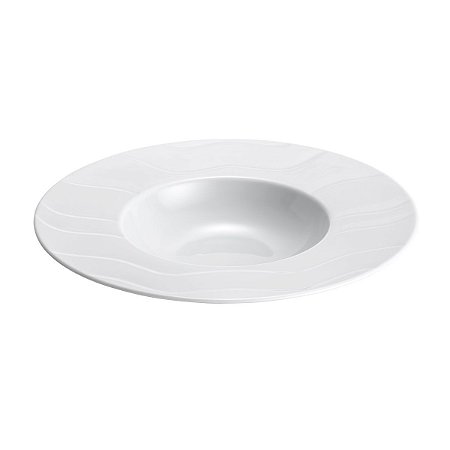 CJ 6 PC PRATOS FUNDOS DE PORCELANA LIMOGES VAGUE 23cm