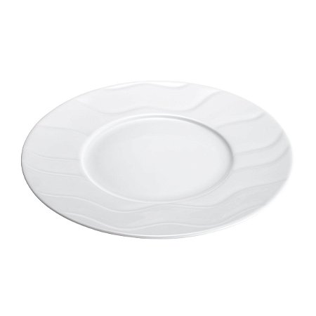 CJ 6 PC PRATOS RASOS DE PORCELANA LIMOGES VAGUE 27cm