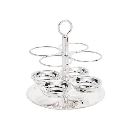 PORTA TALHERES DE AÇO INOX ELEGANCE 23CM