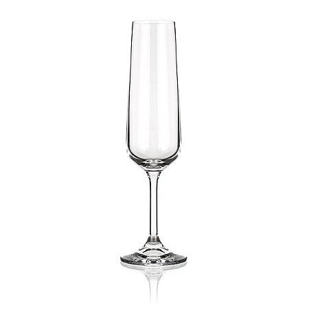 CJ 6 TAÇAS P/CHAMPANHE DE CRISTAL ECOLÓGICO MARTA FLUTE
