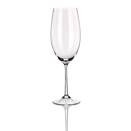 CJ 6 TAÇAS P/CHAMPANHE DE CRISTAL ECOLÓGICO TWIGGY FLUTE